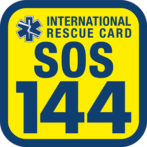 SOS 144 International Rescue Card